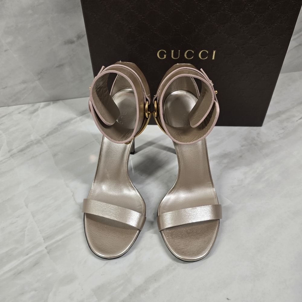 Gucci Horsebit Ankle Strap Heels - Picture 12 of 12